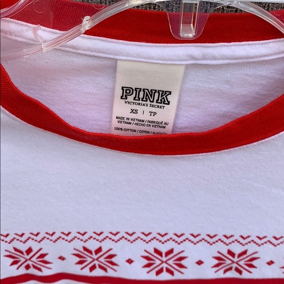 Pink Victoria’s Secret long sleeve T-shirt - Picture 2 of 3